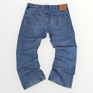 Levis 517 Boot Cut Mens Denim Jeans Blue Medium Wash Casual Jean Bootcut 40x30
